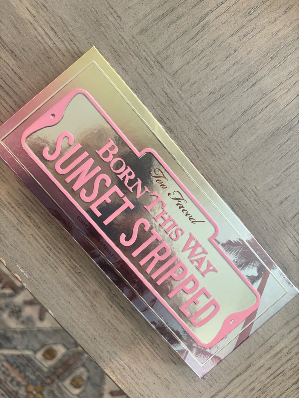 Too Faced Born This Way Sunset Stripped Eyeshadow Palette New